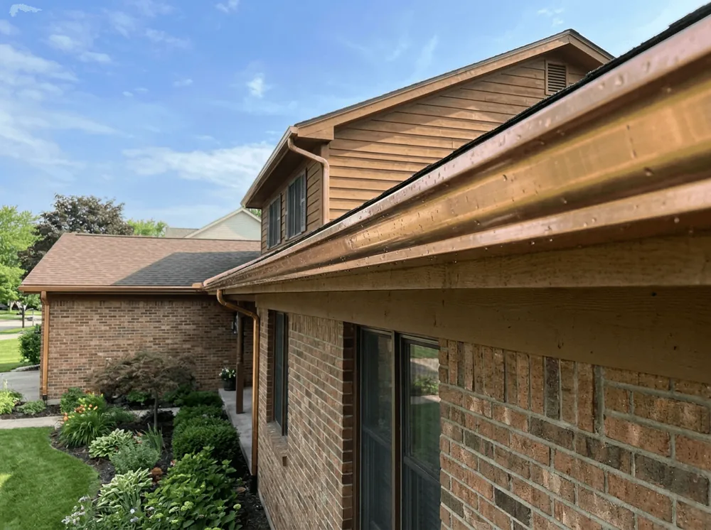 Clean, free-flowing gutters